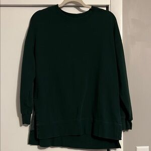 Old Navy Women's Deep Green Crew Neck Sweater